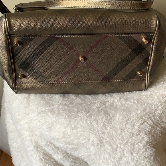 Burberry Tote / Metallic Check Canterbury Gold - Picture 4 of 4